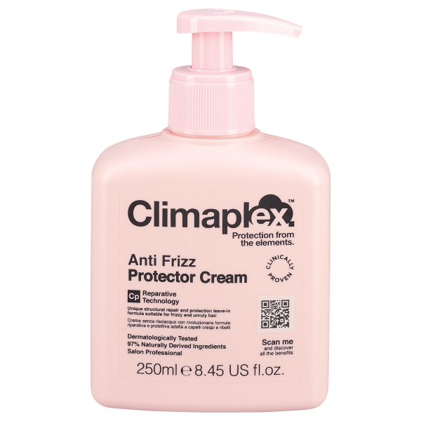 Climaplex  Anti Frizz Protector krema za kosu 250ml za zaštitu od toplote i UV oštećenja, sjajnu i glatku dlaku, zdravo teme i svilekanstu kosu