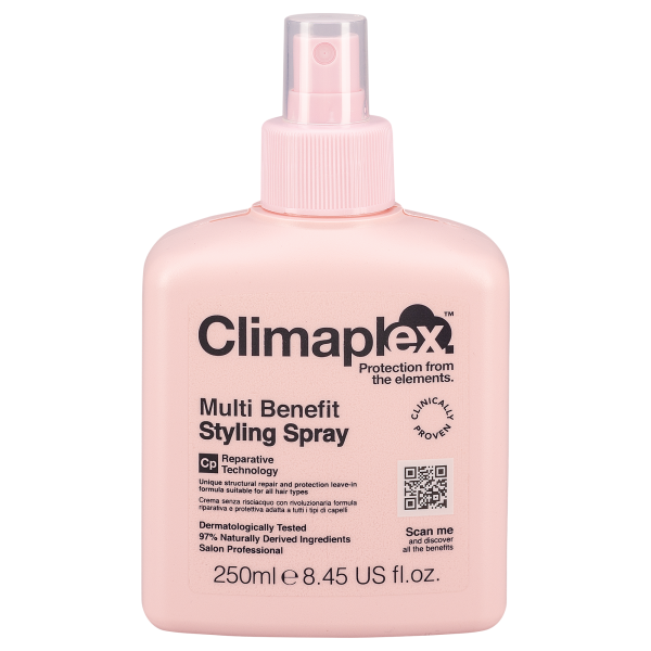Climaplex  Multi Benefit Styling Sprej 250ml za jačanje kose, sprečava termička oštećenja, uticaj spoljašnjih faktora, protiv mršenja, sa kokosovim, avokado i ši maslacem