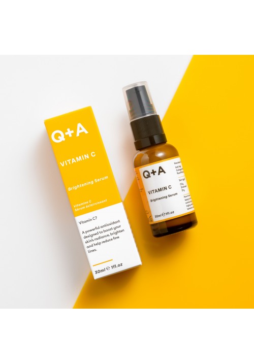 Q+A vitamin C serum za posvetljivanje i izbeljivanje fleka, protiv starenja 30ml