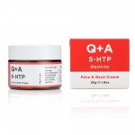 Q+A 5-HTP krema za vrat i lice 50g za elastičnost kože