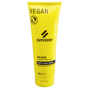 SuperDry Sport RE:vive gel za tuširanje i kosu 250ml